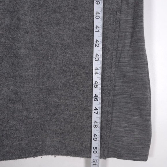 SPORTMAX‎ Teismo Dress Double Layer WOOL Knit Midi Turtleneck No Size Tag LARGE - Picture 10 of 16